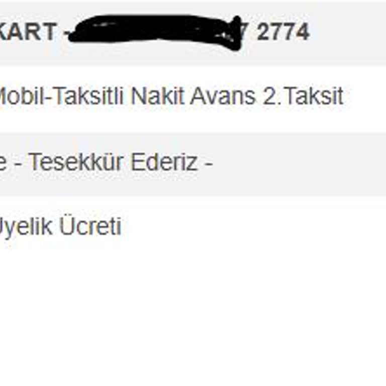 Haksız Kredi Kartı Ücreti İadesi Talebi