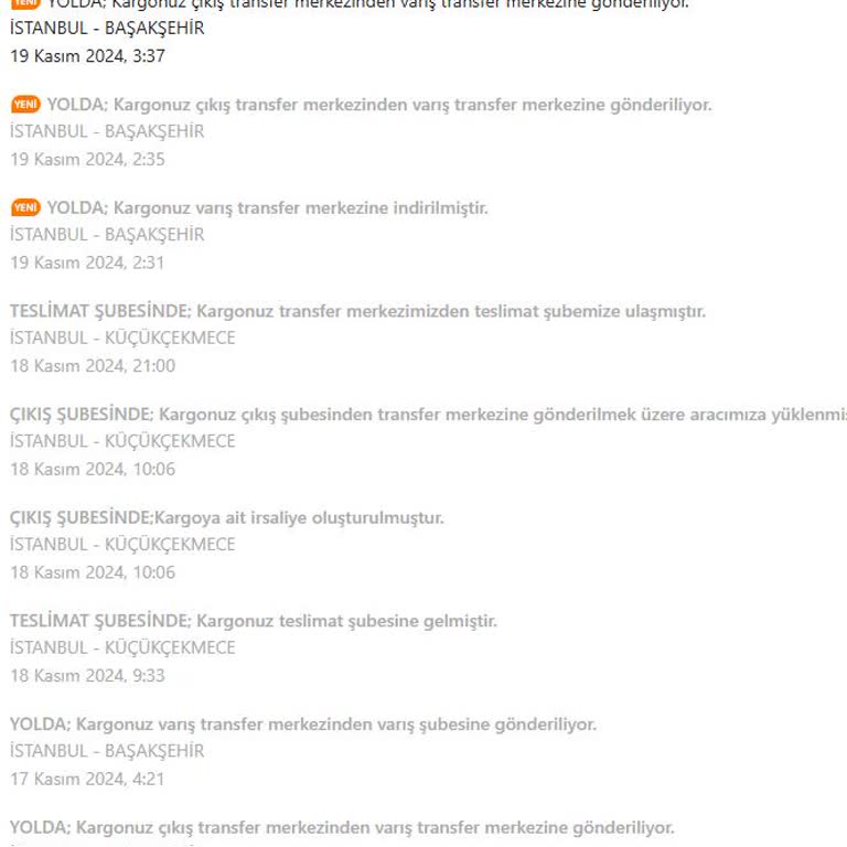 Aras Kargo'nun Yavaş Ve Koordinasyonsuz Hizmeti
