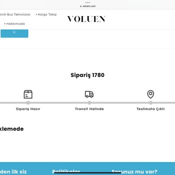 Voluen Markasından Gönderilmeyen Ürün Mağduriyeti