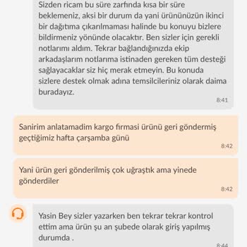 Teslim Edilmeyen Ürün Ve Çözümsüzlük