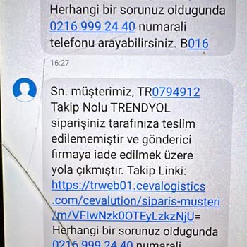 Teslim Edilmeyen Ürün Ve Çözümsüzlük