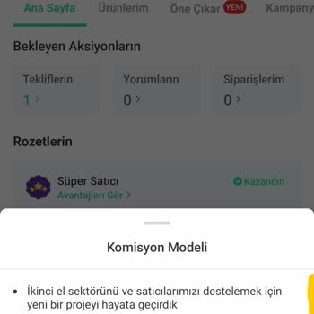 Dolap Uygulamasında Komisyon Şoku