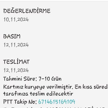 PTT Kargo Kartımı 1 Haftadır Bekletiyor