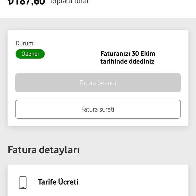 Vodafone Tarifemde Ani Değişiklik Ve Çekim Sorunları