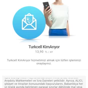 Turkcell'in Ücretli Arama Bildirimi Sorunu