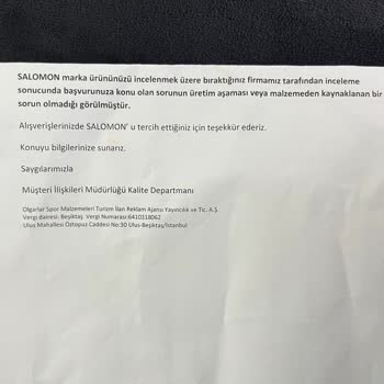 Salomon Ayakkabı Kalitesizliği: Kullanıcı Hatası Mı?