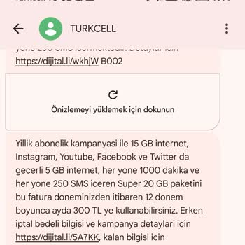 Mobil Uygulama Üzerinden Yanıltıcı Tarife Yenileme