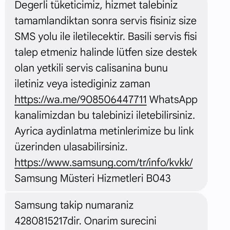 Samsung Servis Süreçlerinde Yaşanan Aksaklıklar Ve Müşteri Mağduriyeti
