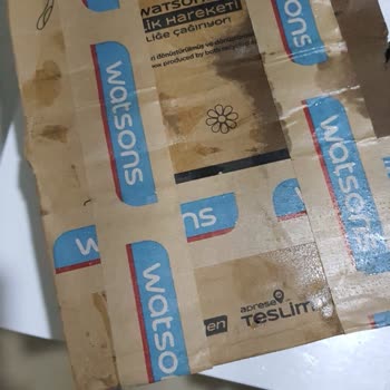 Watsons Siparişim Dökülmüş Şekilde Ulaştı: Ürünler Ziyan Oldu