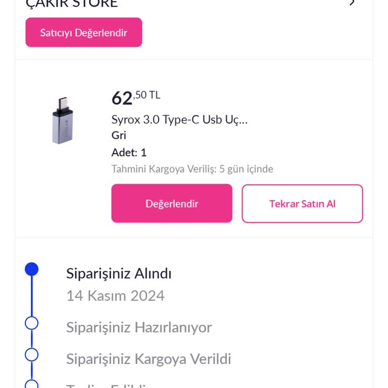 Sipariş Gecikmesi Ve İletişim Eksikliği Mağduriyeti