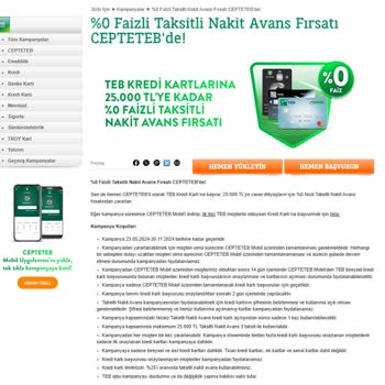 TEB Bankası'nda Yarım Kalan Başvuru Ve Kampanya Sorunu