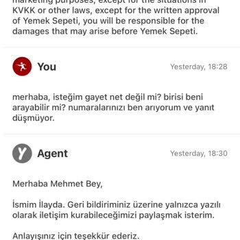 Yemeksepeti Hesap Güvenliği Ve Destek Hizmetleri Sorunu