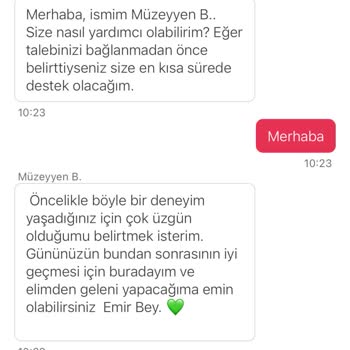 Sipariş Notuna Dikkat Edilmeyen Hizmet