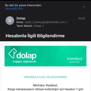 Dolap Uygulamasında Haksız İptal Ve Hesap Banlama Sorunu
