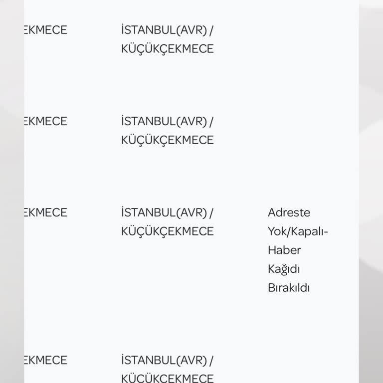 PTT Kargo'nun Teslimat Sorunu Ve Yanıltıcı Bilgilendirme