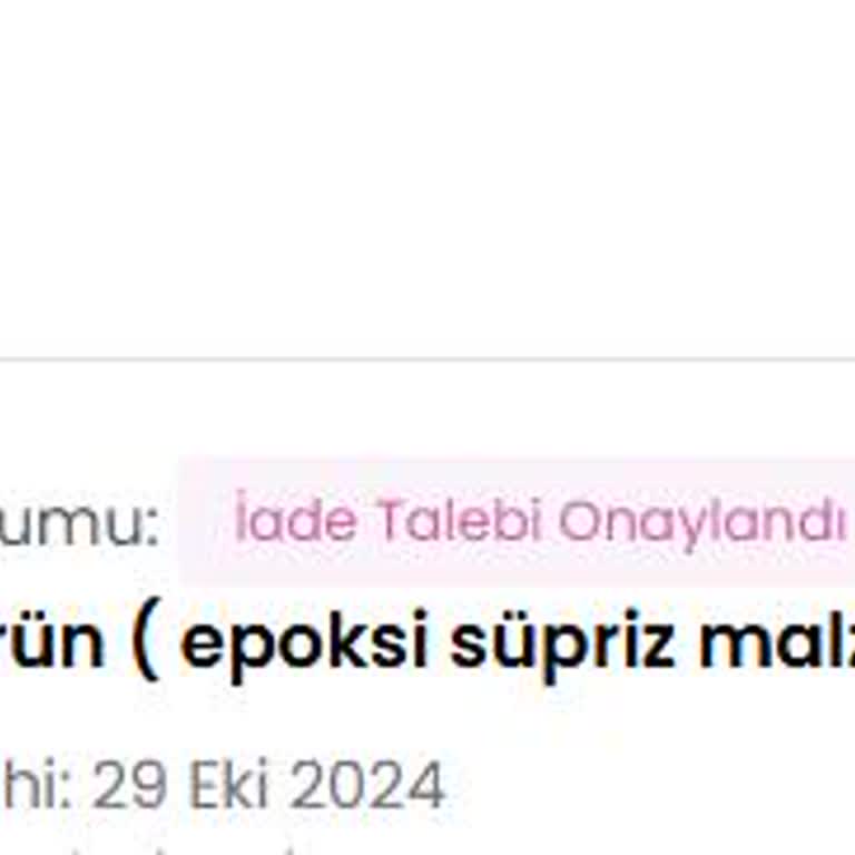 İade Sürecinde İletişim Sorunu