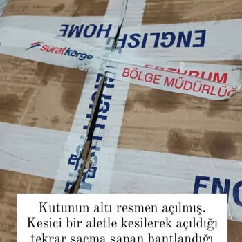 Sürat Kargo'nun Ürünlerimi Sürekli Kırık Getirmesi