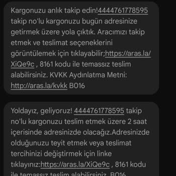 Aras Kargo İle Teslimat Sorunları Ve İletişim Eksikliği