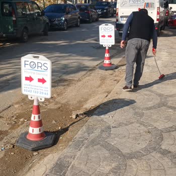 Tuzla'da Esnafın Yol Çilesi