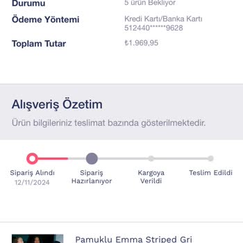 Penti'den Aldığım Ürünler Kargoya Verilmiyor