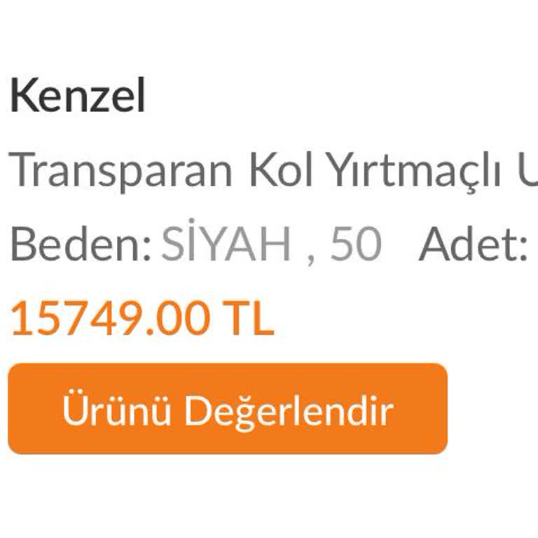 Kullanılmamış Ürünü İade Alamayan Trendyol