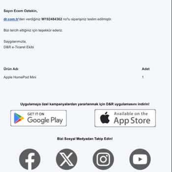 D&R'dan Homepod Mini Alışverişinde Büyük Hayal Kırıklığı