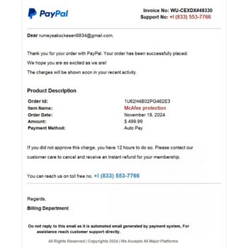 Bilinmeyen PayPal Harcaması Hakkında Acil Yardım