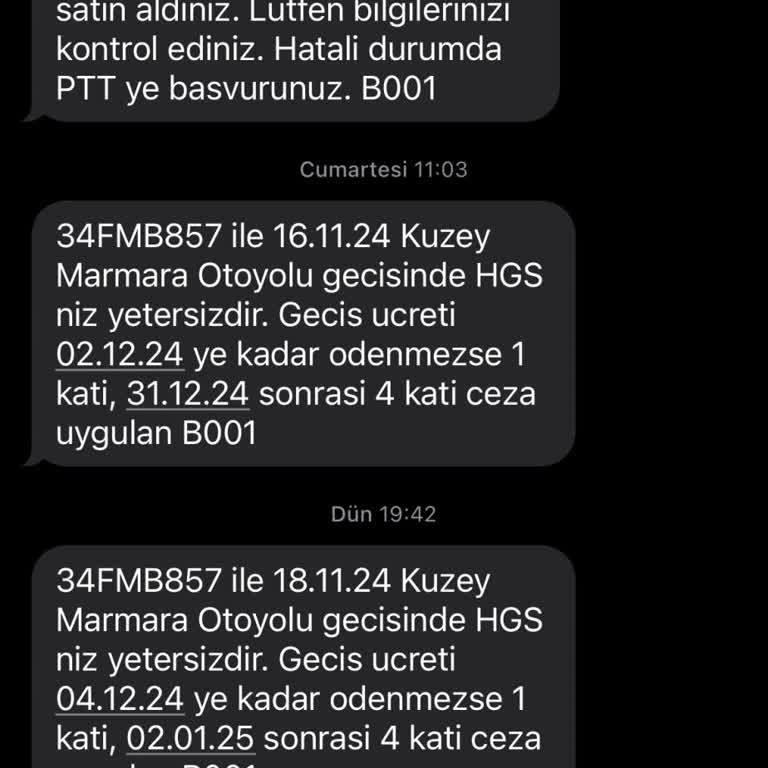 PTT Ve HGS Arasında Sıkışan Müşteri