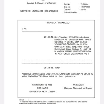 Ödenmiş Borca Rağmen Yeniden İcra Takibi!