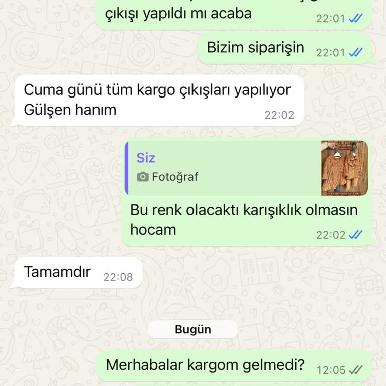 Sipariş Gecikmesi Ve İletişim Eksikliği