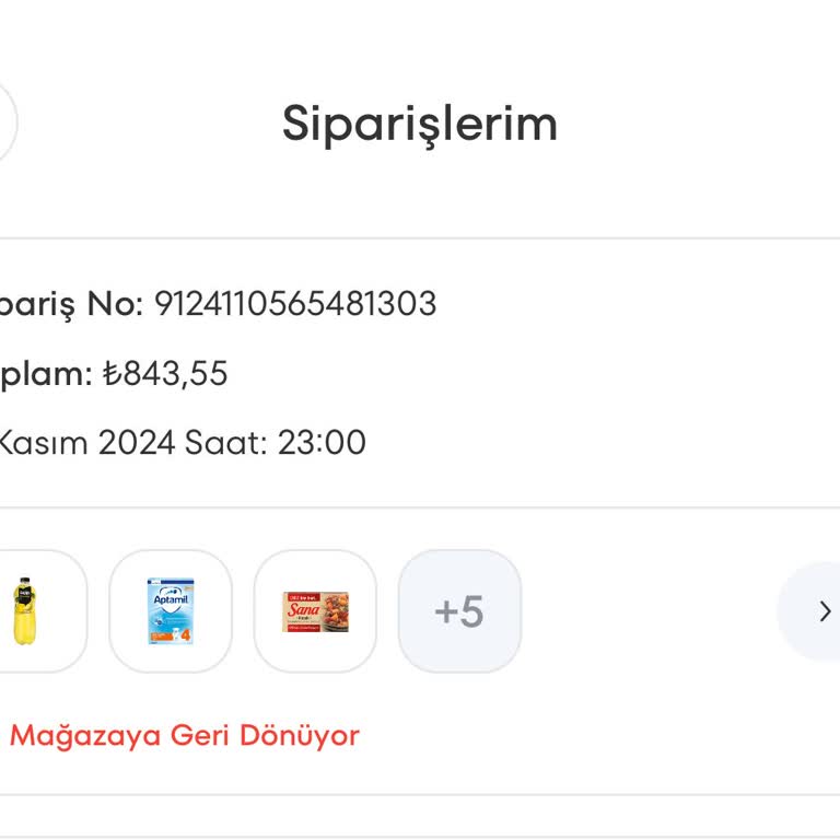 A101 İptal Edilen Siparişin Geri Ödemesi Yapılmadı!