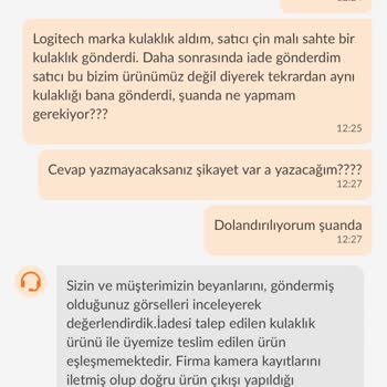 Yanlış Ürün Gönderimi Ve İade Sorunu