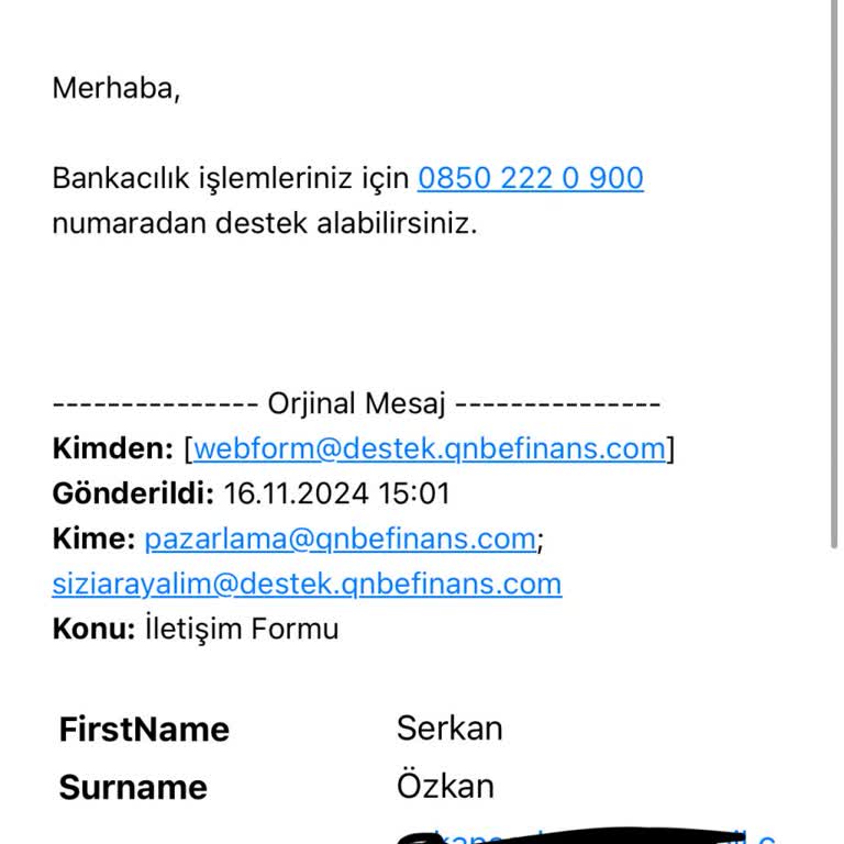 QNB Finansbank'ın Faizsiz Kredi Ve TNA Sözünü Tutmaması