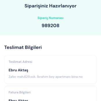 Siparişin Kargoya Verilmemesi Ve İletişim Sorunları