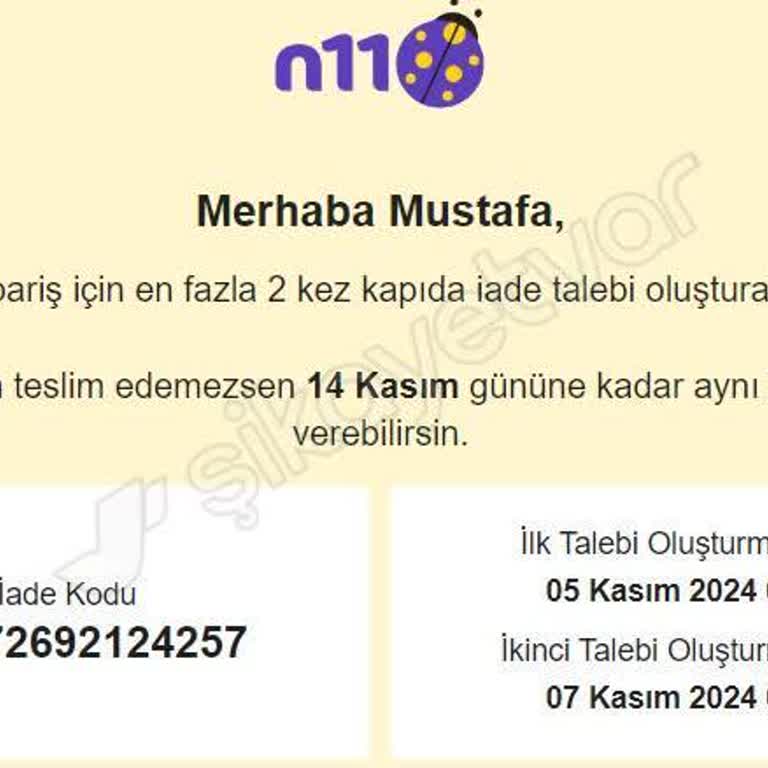 N11 Ve Kargoist İle İade Sürecinde Yaşanan Sorunlar