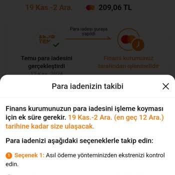 Temu Alışveriş Sitesinde İade Edilmeyen Para Ve Kullanılamayan Kredi Sorunu