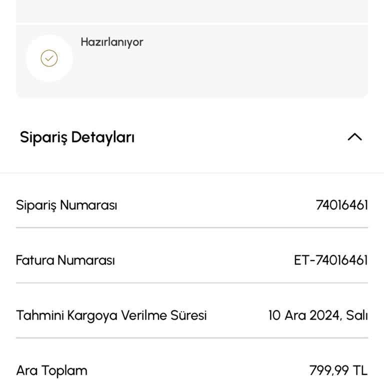 Karaca Züccaciye Siparişin Gecikmesi!