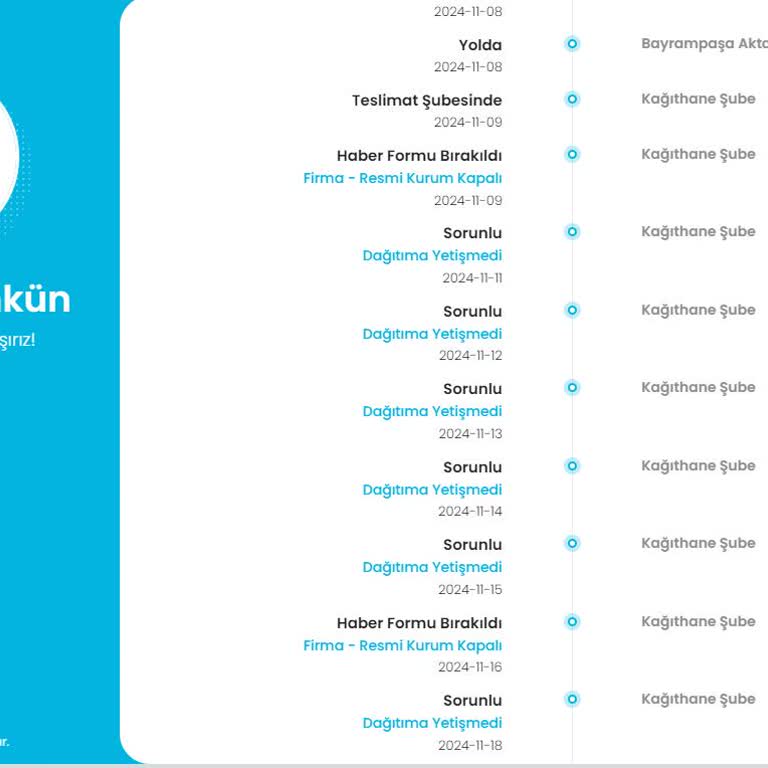 Kargo Teslimatındaki Gecikme Ve İletişim Sorunları