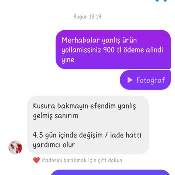 Yanlış Ürün Ve İade Sorunu