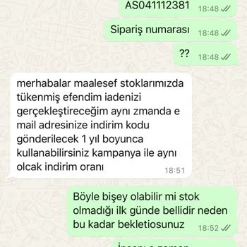 Aslan Saat Firmasıyla Yaşanan Stok Ve İade Sorunları