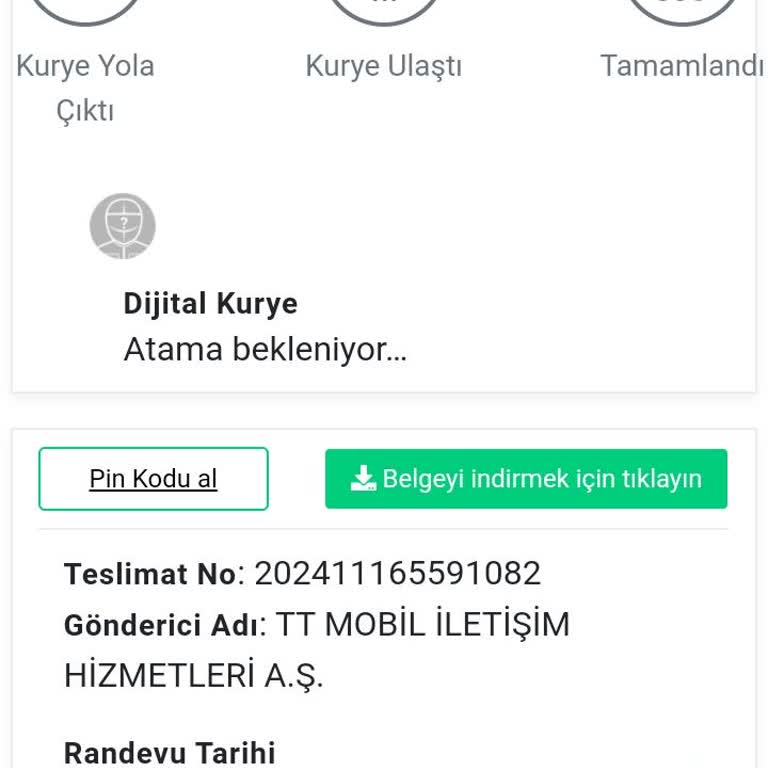Dijital Kurye İle Teslimat Sorunu Ve İletişim Eksikliği