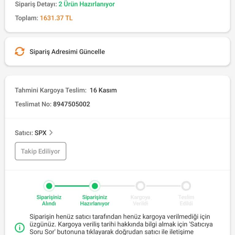 Siparişim 8 Gündür Kargoya Verilmedi Ve Müşteri Hizmetleri Yanıtsız