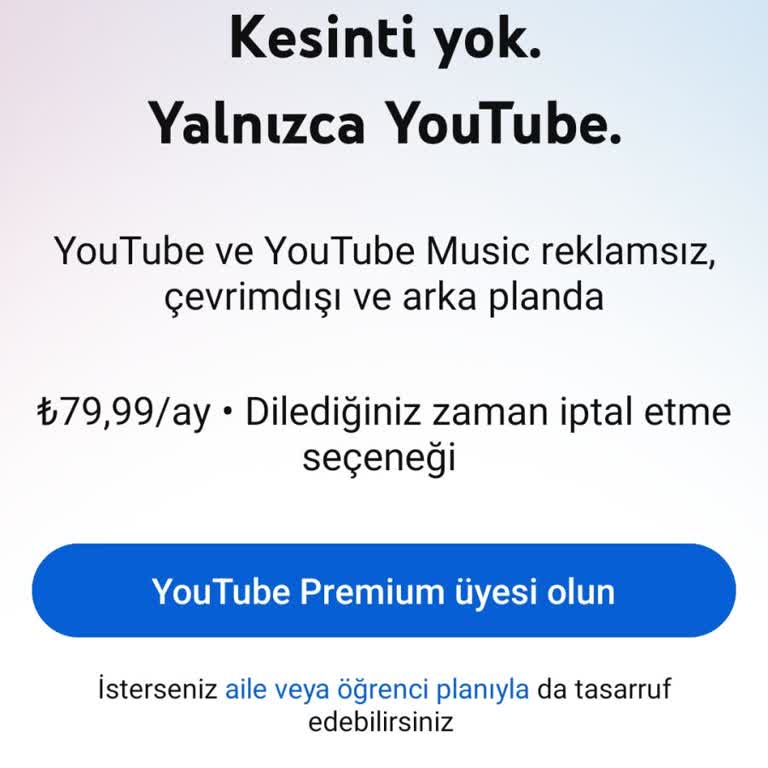 Turkcell Ve YouTube Arasında Kayıp Hediye Üyelik
