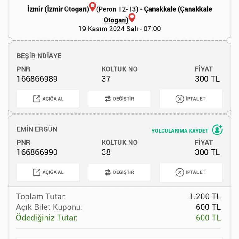 Pamukkale Turizm'in Servis Mağduriyeti