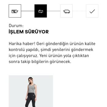 Yanlış Gönderilen Tayt Ve Geciken Değişim Süreci