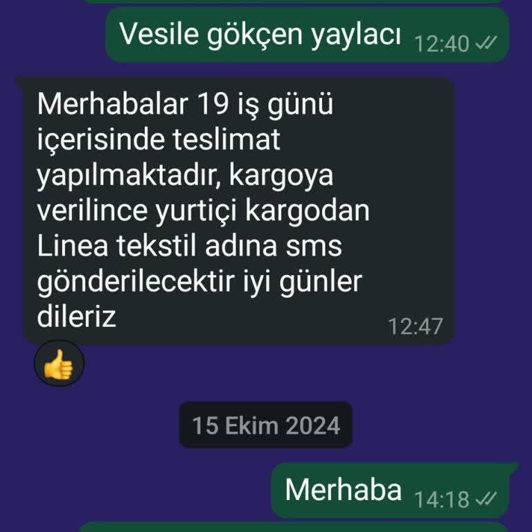 Teslim Edilmeyen Halı Ve İletişim Sorunları