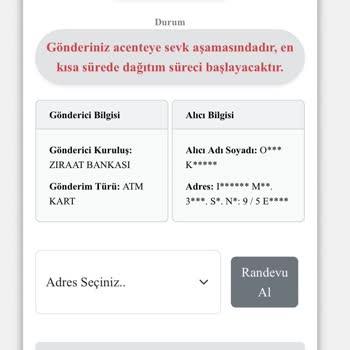 Kuryenet Kart Teslimatında Belirsizlik Ve İletişim Sorunu