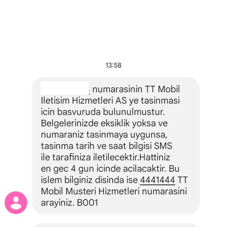 Numara Taşıma İşlemi İzinsiz Gerçekleştirildi
