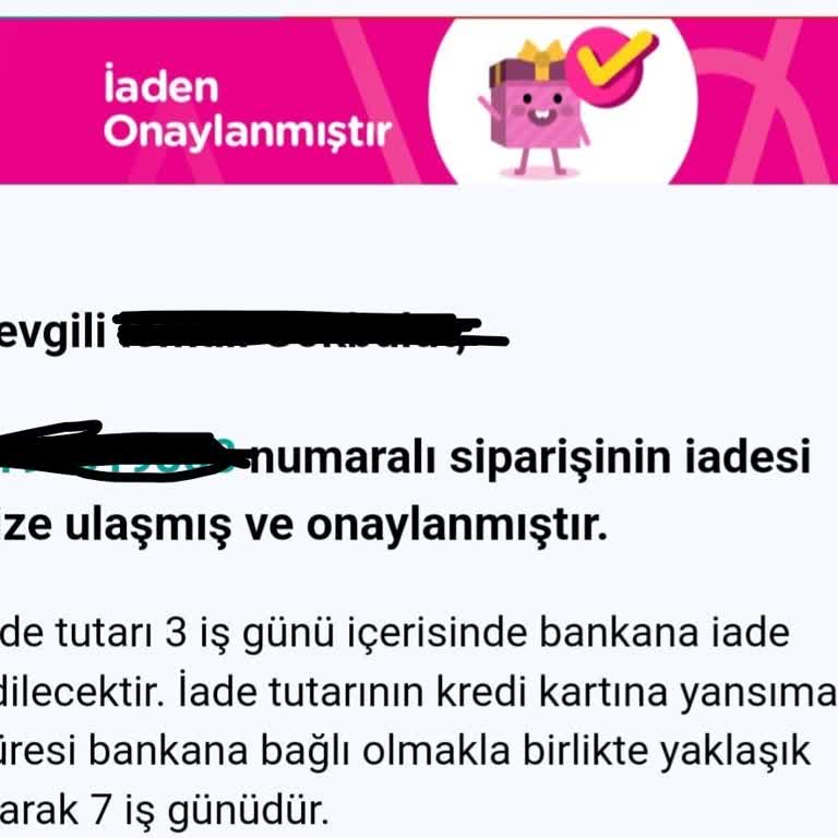 Sipariş İptali Ve Yetersiz Müşteri Hizmetleri