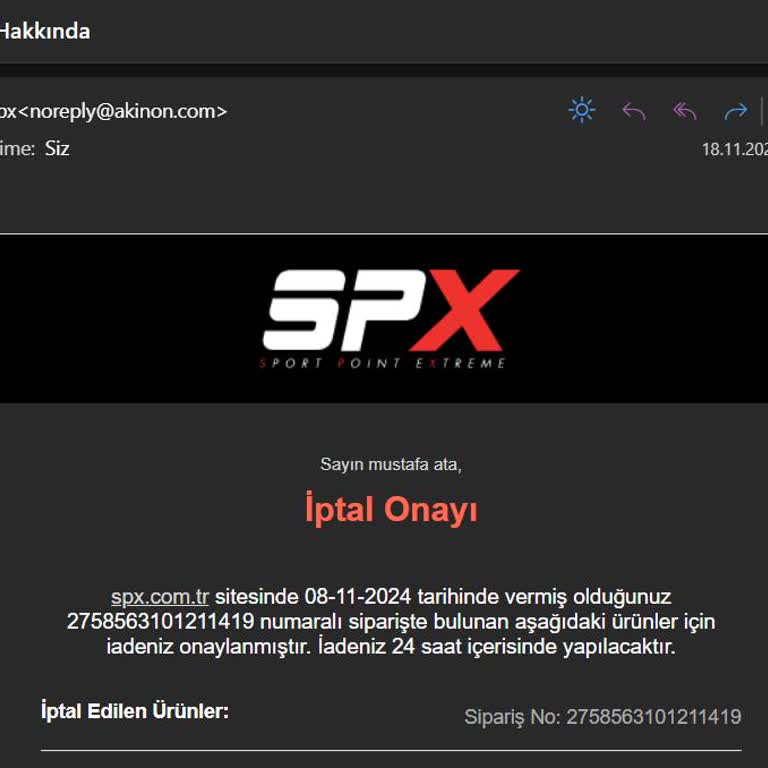 SPX Kasım İndirimi Fiyaskosu: Siparişlerim Neden İptal Edildi?